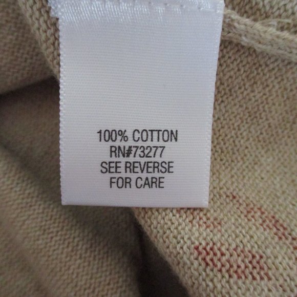 NWT! Sonoma Womens Plus Size Button Front Cardigan, Beige & Rust Floral, Size 3X - Picture 13 of 15